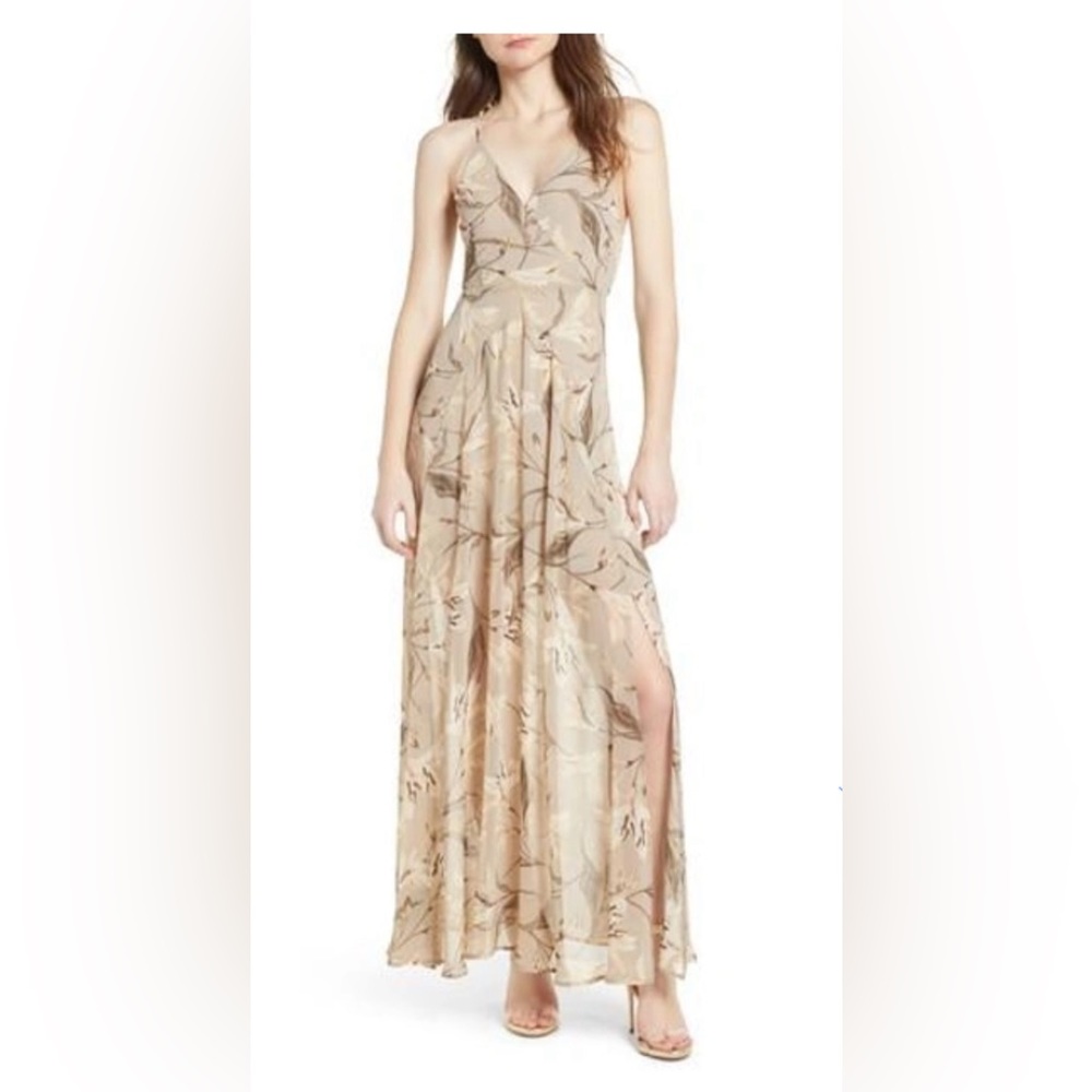ASTR the Label Surplice Maxi Dress